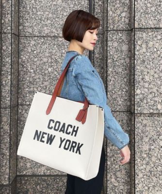 COACH コーチ 新作 ユニセックス トートバッグ グラフィックアート